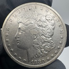 1880-S Morgan Silver Dollar Cleaned XF Details 14753  picture
