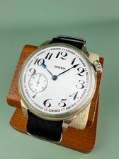 Moeris Grand Prix Swiss Pocket Watch Conversion Men’s Mechanical Wrist Watch picture