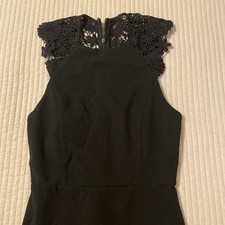 Lulus Women's Little Black Dress with Lace Bodycon Size XS picture