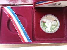 1983 s $1 Proof Olympic Discus Commemorative Silver Dollar - U.S. Coins picture