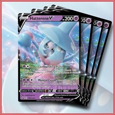 Pokémon TCG Hatterene V SWSH055 Sword & Shield Promo Set of 4 picture