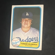 Fleer 1981 Fleer Fernando Valenzuela Base Set #140 Los Angeles Dodgers MLB picture