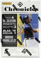 2021 Panini Chronicles Baseball Factory Sealed Unopened Blaster Box ~ (6 Packs) picture