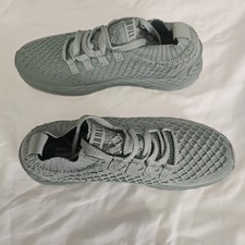 NoBull Green fog Knit Fabric Lace-Up Low Top Athletic Sneakers M-Size7/W-Size8.5 picture