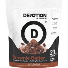 Devotion Nutrition Protein Powder - Brownie Batter, 2lb. Exp. 8/27 picture