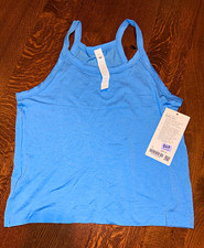 lululemon Swiftly Tech Racerback Scoop Neck Tank Stretch Athletic Fit Blue 10 picture