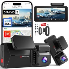REDTIGER F77-V2 Dual Dash Cam 4K+4K with 256GB eMMC,STARVIS 2 IMX678,5.8GHz WiFi picture