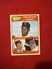 1965 Topps - League Leaders Brooks Robinson, Tony Oliva, Elston Howard #1 picture