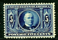 USA 1904 Louisiana Purchase 5¢ McKinley Scott #326 Mint D242 picture