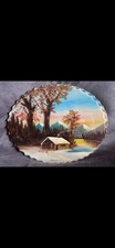 Antique Double Reversed Painting Signed H.Smith picture
