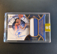 2025-26 Topps Three Chaz Lanier Rookie Relics Autograph RC Auto /25 picture