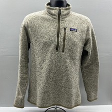 Patagonia Better Pullover 1/4 Zip Sweater Mens Medium Heather Gray Sweatshirt picture