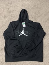 Jordan 23 Crossover Fleece Pullover Hoodie Black HQ8694-010 Men Size XL NWT picture