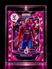 MICHAEL OLISE ROOKIE PINK ATOMIC REFRACTOR RARE Prizm RC Holo France Superstar picture