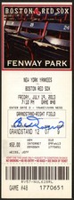 Bobby Doerr d2017 signed autograph Baseball Coach July 19 2013 Game Ticket picture