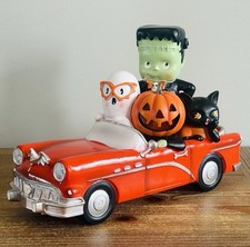 🧡🖤NWT Ghoulish Light Up Vintage Inspired Convertible w/Halloween Friends picture
