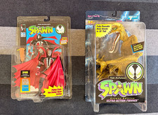 Todd Toys 1994 Spawn Ultra-Action Figures Spawn & Malebolgia Boxed w/ Comic picture