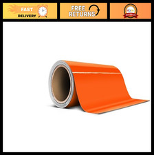 Glossy Orange Air-Release Adhesive Vinyl Pinstripe Tape Roll 6