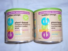 (2) Else Toddler Omega Organic Plant-Based Drink Powder 22 oz Cans Exp 11/2026 picture