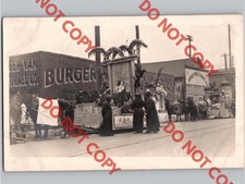 c1910 Burger Van Storage Co LOS ANGELES California CA Egyptian Parade RPPC picture