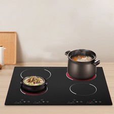 23 Inch Countertop Electric Cooktop 4 Burner,110V  Electric Stovetop picture