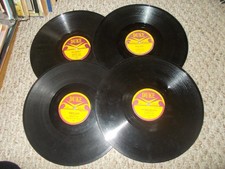 LOT OF 4 ORG JOHNNY ACE RNB 78S ON DUKE picture