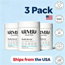 3pc ARMRA Colostrum Health Revival Unflavored 120g 120 Servings Supplement picture