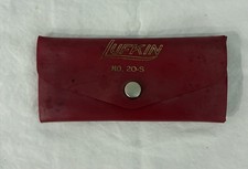 Lufkin No. 20-S Measuring Scales & Holder In Red Case 1/8, 3/8, 1/2, 3/4, & 1” picture