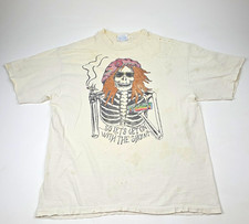 Vintage 1986 The Grateful Dead Skeleton Graphic Tee Susan Jean Design XL picture