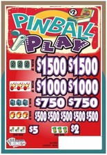 NEW pull tickets PINBALL PLAY - $2 Instant Tabs picture