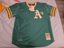 Mitchell Ness M&N Authentic Oakland A's Athletics Reggie Jackson Jersey 48 XL  picture