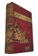 1882 Examples of Holiness Narratives of Saints - Antique RED Victorian Binding picture