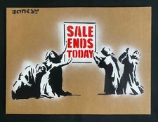 Banksy Original Dismaland  Painting 2015 with  paperwork picture