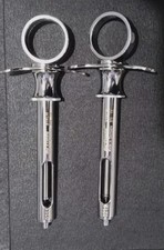 2 PCS OF Hu-Friedy CW Style Dental Anesthetic Aspirating 1.8ml Syringe SYRCW picture