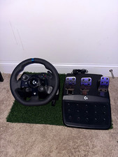 Logitech G923 Driving Force Racing Wheel & Pedals for Xbox - Black picture