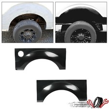 Pair Rear Wheel Arch quarter panel For 09-14 Ford F-150 LD W/O Molding Holes picture
