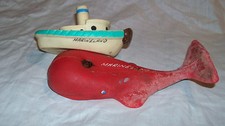 Vintage MARINELAND Amusement Park 1960s Squeeze Toys WHALE BOAT Gift Shop RARE picture