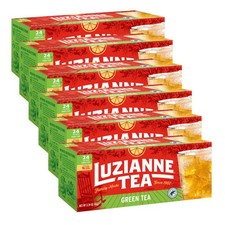 Luzianne Iced Green Tea Bags 24 Count Pack of 6 100% Green Tea picture