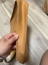 Hermes H Evelyne Honey Brown Gold Leather Crossbody Shoulder Purse picture