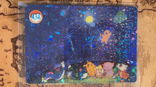 Cubone Mander Firework #434 CrackedIce Holo Pokemon Vintage Vending Sticker -X1 picture