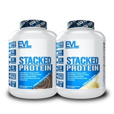 Evlution Nutrition Stacked Protein 5lb - Supports Muscle Growth - All Flavors picture
