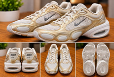 Nike Men’s Low Top Lace-Up Athletic Sneakers Gold/White/Gray picture