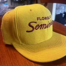 Vintage 80-90’s Florida State Seminoles Sportcap Script Snapback College Hat EUC picture