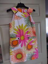 Mod MCM 50’s inspired Milly of New York Floral shift dress 8 picture