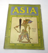Asia Magazine of the Orient 1923 Boro-Budur Balinese Batik Malay World Oil picture