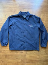 NWT RARE SAMPLE Uniqlo KAWS x Andy Warhol Coach Jacket Navy 476316 Size XXL 2XL picture