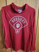 Indiana University Hoosiers Adidas Baseball Hoodie XL lightweight soft picture