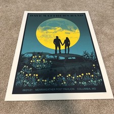 Dave Matthews Band Poster Columbia 2021 Merriweather Post Methane numbered x/965 picture