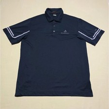 Nike Tiger Woods Collection Dri-FIT Polo Shirt Mens Medium Navy Pelican Hill picture