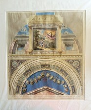 Antique Raphael Vatican Loggia Engravings Set of 3 Ottaviani Plates #V, #IX, #XI picture